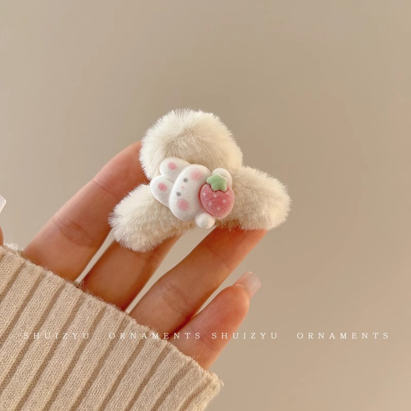 กิ๊บติดผม รูปกระต่ายน่ารัก ขนาดเล็ก เหมาะกับฤดูใบไม้ร่วง และฤดูหนาว สําหรับเด็กผู้หญิง