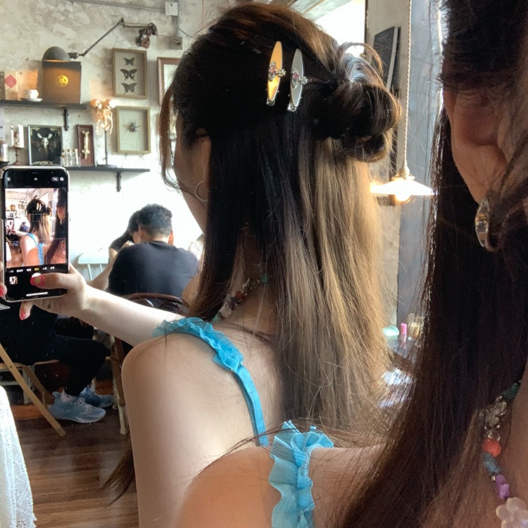 กิ๊บติดผม รูปดาว เครื่องประดับ สําหรับเด็กผู้หญิง จํานวน 1 ชิ้น