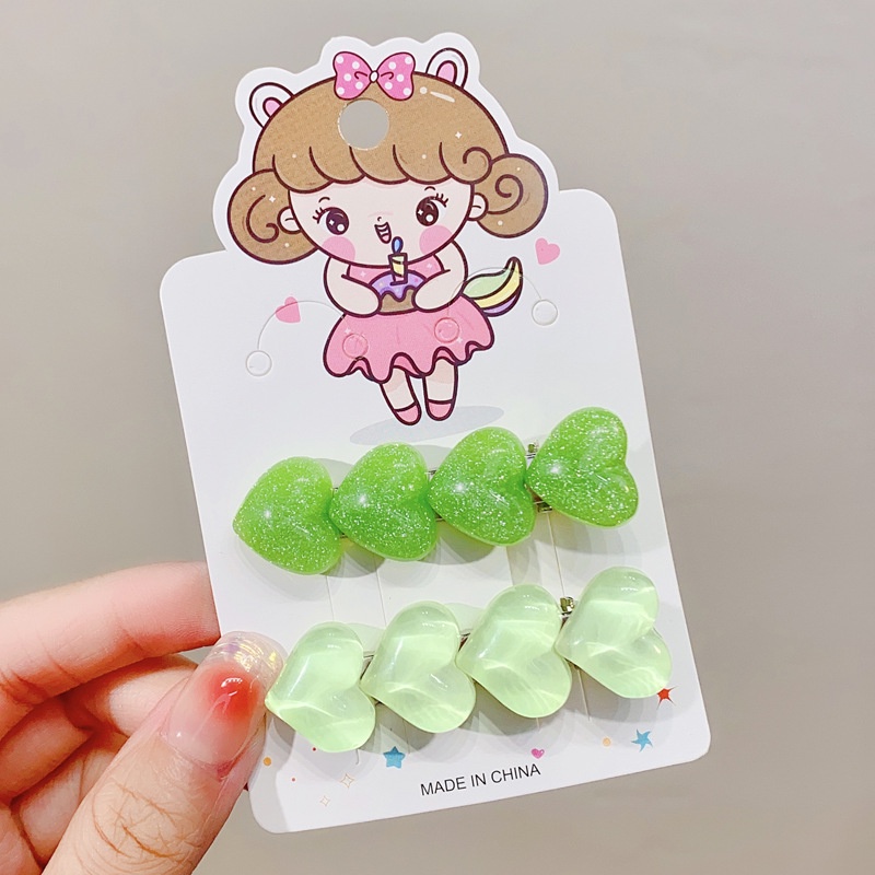 กิ๊บติดผม รูปเป็ดน่ารัก สีชมพู แบบเรียบง่าย สีสันสดใส สําหรับนักเรียนหญิง