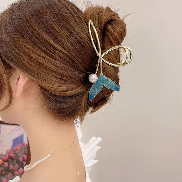 กิ๊บติดผม สีทอง แฟชั่นฤดูร้อน สไตล์เกาหลี สําหรับเด็กผู้หญิง