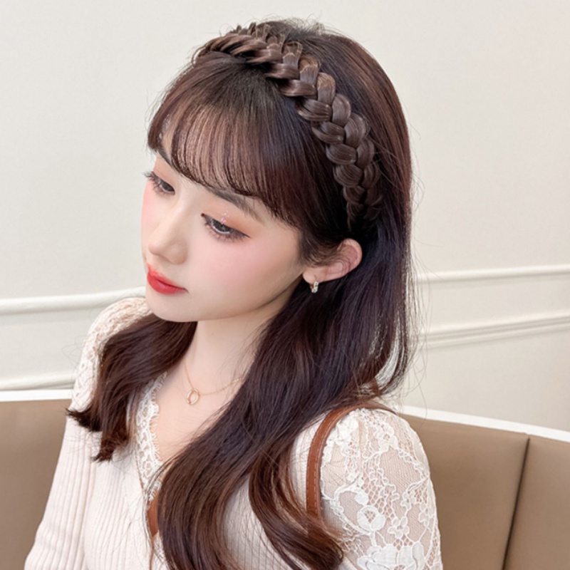 กิ๊บติดผม แบบถัก แฟชั่น สไตล์เกาหลี เครื่องประดับ สําหรับผู้หญิง