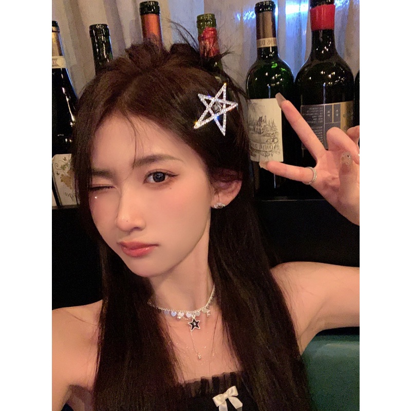 กิ๊บติดผมหน้าม้า รูปดาว เป็ด วิบวับ ไม่ซ้ําใคร สําหรับเด็กผู้หญิง สาวหวาน