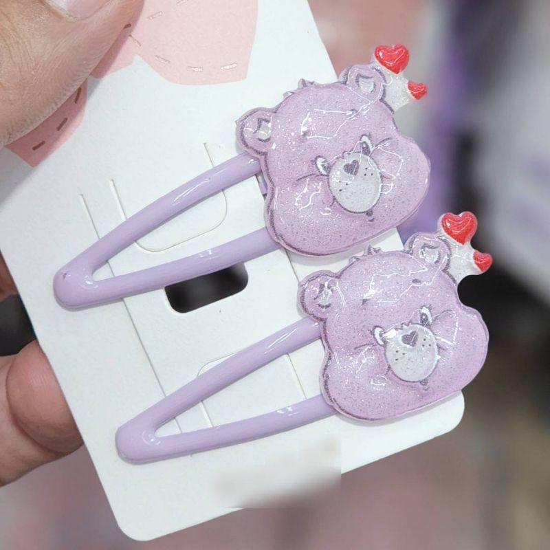 กิ๊ฟติดผมแคร์แบร์ Carebears (ถ่ายจากงานจริง)