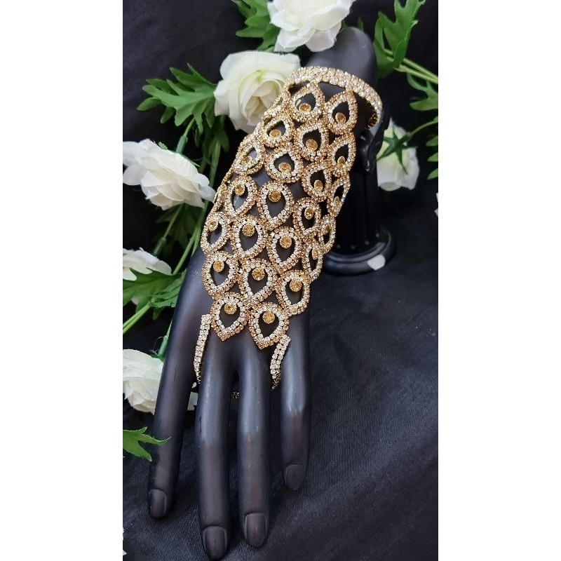 ข้อมือแหวนอินเดียผู้ใหญ่ฟรีไซส์/ราคาต่อชิ้น/มี3สี