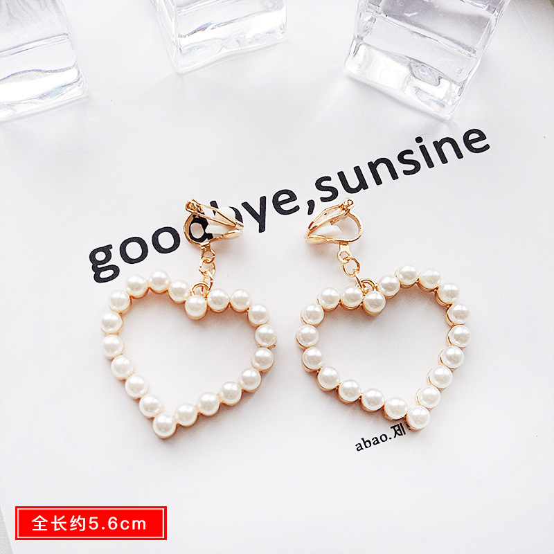 [จัดส่งภายใน 24 ชั่วโมง] No pierced ear clip earrings creativity long fruit flower wine bottle earrings