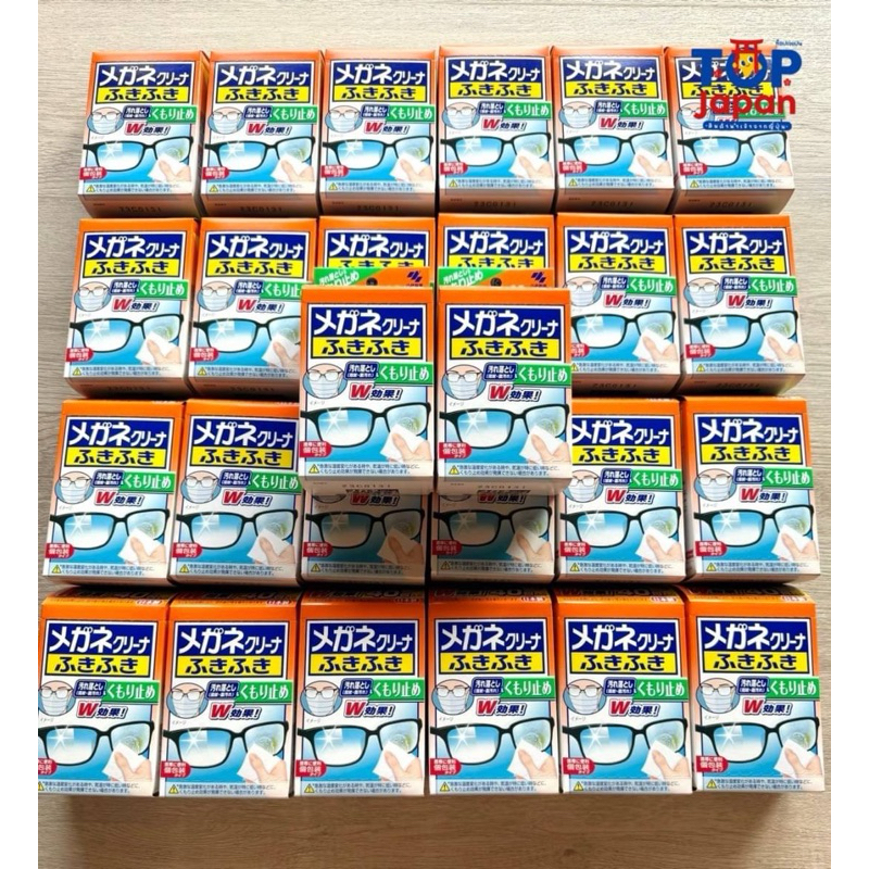 ฉลากญี่ปุ่น ของแท้ % แผ่นเช็ดทำความสะอาดแว่น Quickwipe Fuki Fuki / Fuki Fuki Anti-Fog wipe