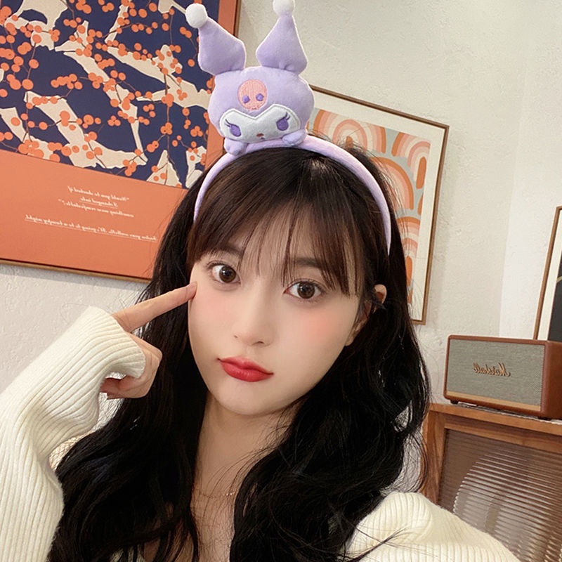ที่คาดผมการ์ตูน sanrio เข็มกลัด kulomi น่ารัก