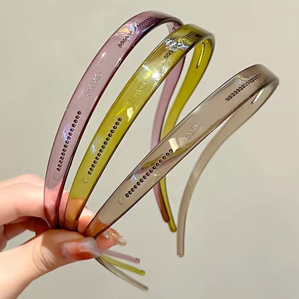 ที่คาดผมอะคริลิค แบบบาง กันลื่น สีโปร่งใส สําหรับแว่นตากันแดด จํานวน 1 ชิ้น