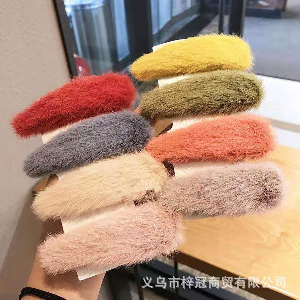 บ้านพลู  x5 ชิ้น คละสี กิ๊บติดผม กิ๊บ เด็ก หัวใจ กิ๊บขนปุย สีสวย สดใส