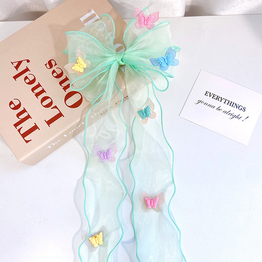 บ้านพลู   โบว์ติดผม สีหวาน โบว์ถักผม แฟชั่น ผมสวย โบว์ใหญ่