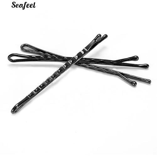 ปิ่นปักผมโลหะสีด ํา Pins Hairpins 50 ชิ้น