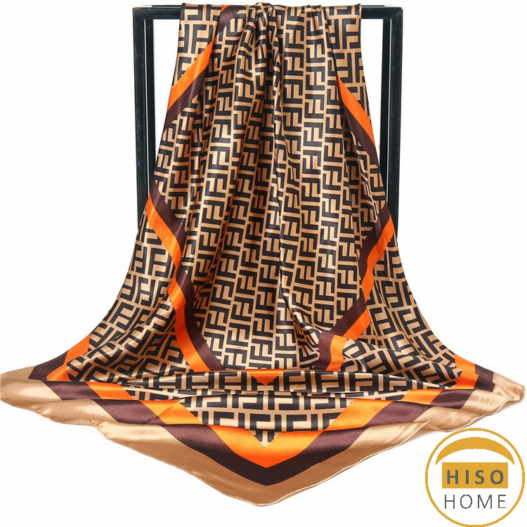 ผ้าพันคอ ผ้าคลุมไหล่ สไตล์โบฮีเมียน ไหล่ ผ้าพันคอ  silk scarf