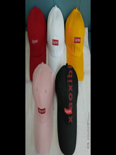พร้อมส่ง Supreme Cap หมวกแก๊ปสุพรีม  แฟชั่นสุดาย คุณภาพ 100 %