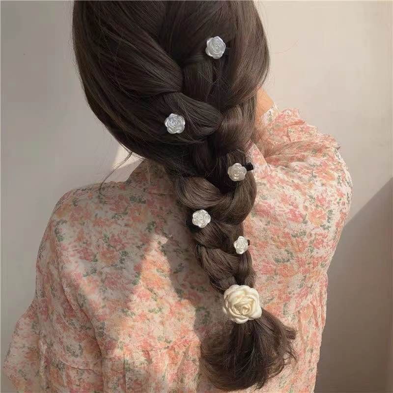 พร้อมส่ง  ราคา /ชิ้น กิ๊บติดผมดอกไม้ มินิมอลเล็ก น่ารักสไตล์ เกาหลี สำหรับเด็กผู้หญิง