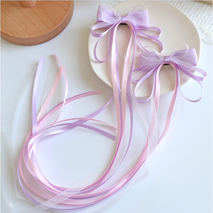พร้อมส่ง   ได้เป็นคู่ กิ๊บริบบิ้น ริบบิ้น กิ๊บแฟชั่น กิ๊บออกงาน