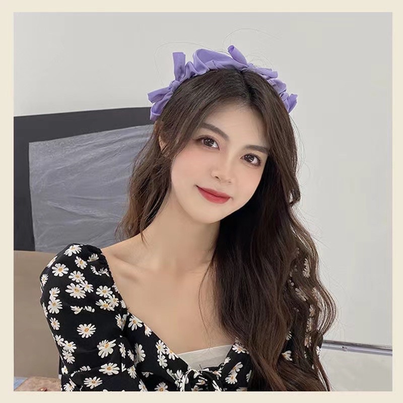 พร้อมส่งที่ไทย  คาดผมโบว์ ผ้าซาติน แฟชั่น เครื่องประดับผม ออกงาน