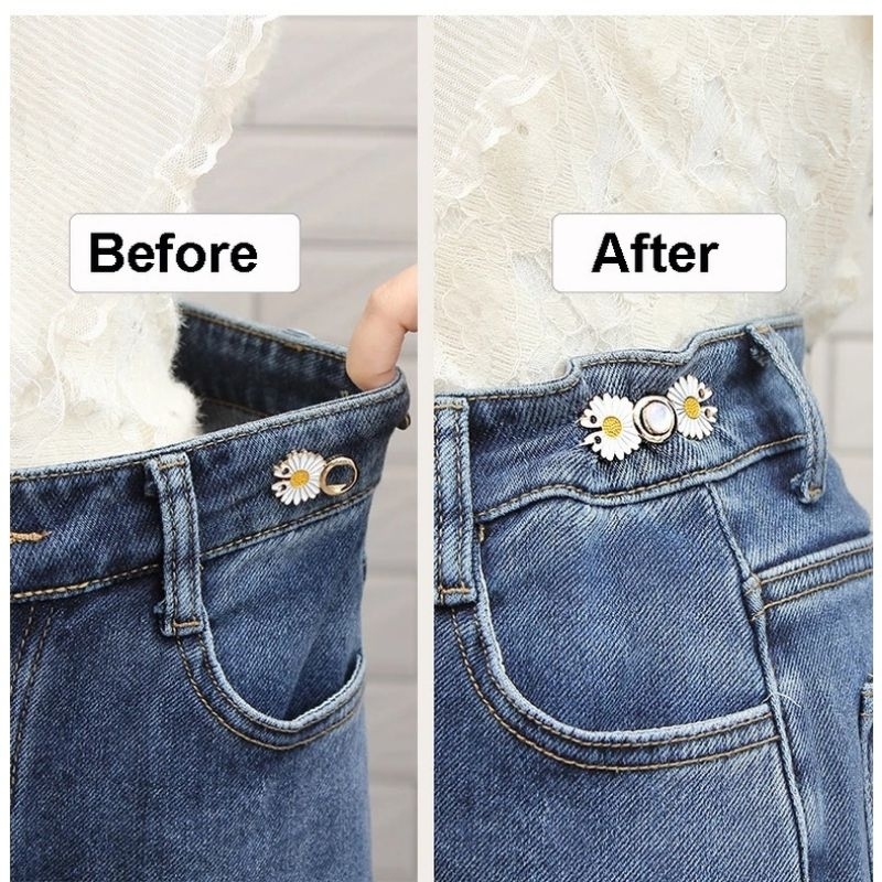 พร้อมส่งร้านไทย ตะขอปรับเอว กระดุมปรับกางเกง ตะขอ DIY มี 2 แบบ (Pimluck)