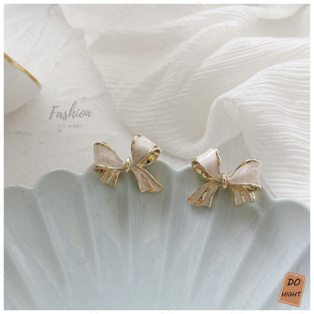 พร้อมส่ง⚡ มีเก็บเงินปลายทาง  ต่างหูแฟชั่น สไตล์เกาหลี (ราคาต่อ 1 คู่) : Do hight