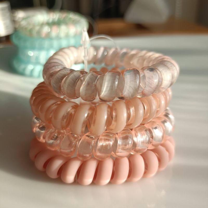 ยางมัดผม ชุดเซ็ต 4 เส้น สีสวยหวาน คลุมโทน