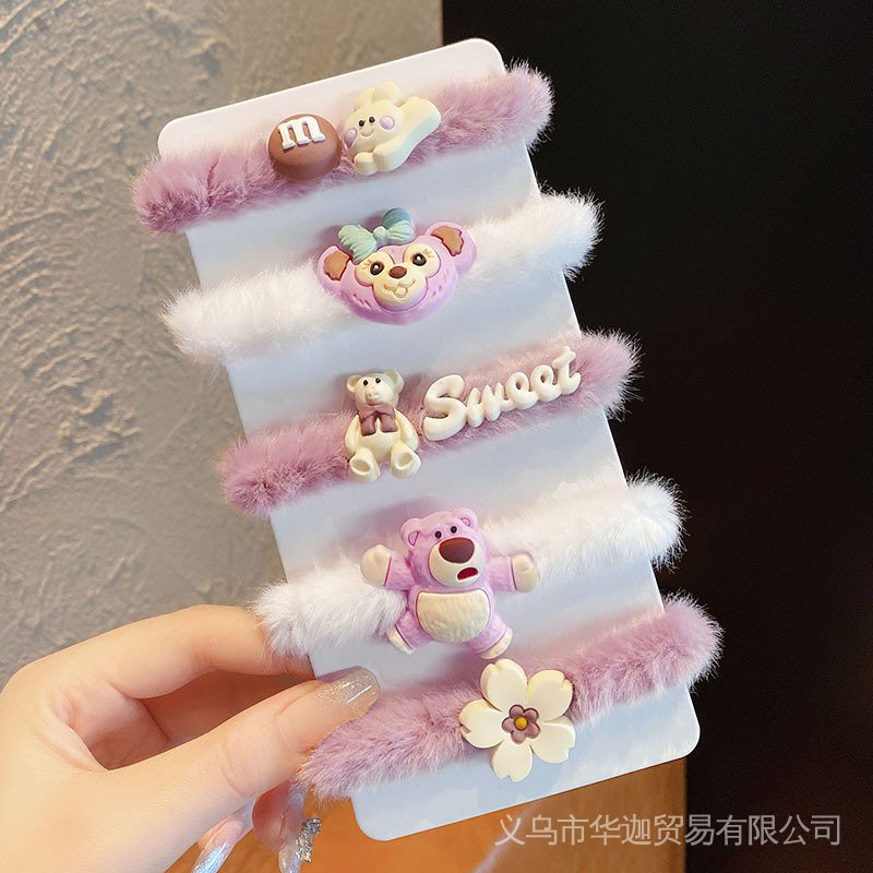 ยางรัดผม ลายการ์ตูนน่ารัก ขนาดใหญ่ สําหรับผู้หญิง
