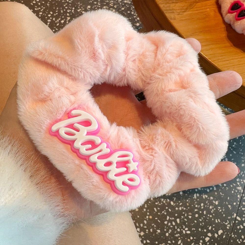 ยางรัดผม แบบยืดหยุ่น สีพื้น สําหรับตุ๊กตาบาร์บี้