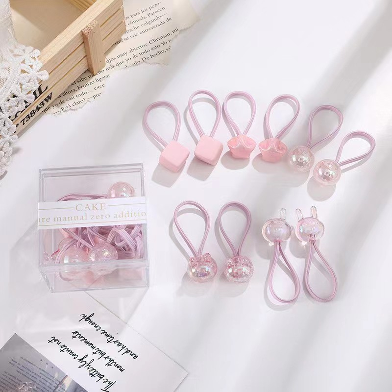 ยางรัดผมเด็ก สุ่มสี ยางรัดผม ราคา/1 เส้น