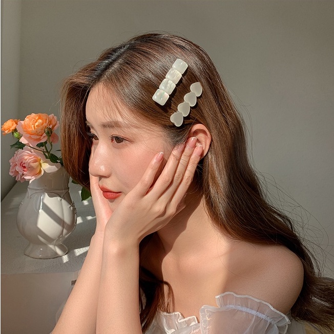 ร้านไทย ส่งของไว ปี 2024เทรนด์ใหม่สาวหวานกิ๊บหนีบผมสไตล์น่ารักกิ๊บติดผมเกาหลี