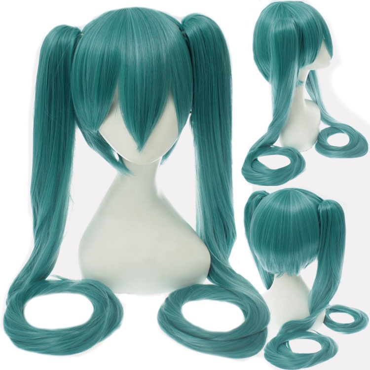 วิกผมยาว คอสเพลย์ Hatsune Miku ซากุระ สีสันสดใส สไตล์ญี่ปุ่น