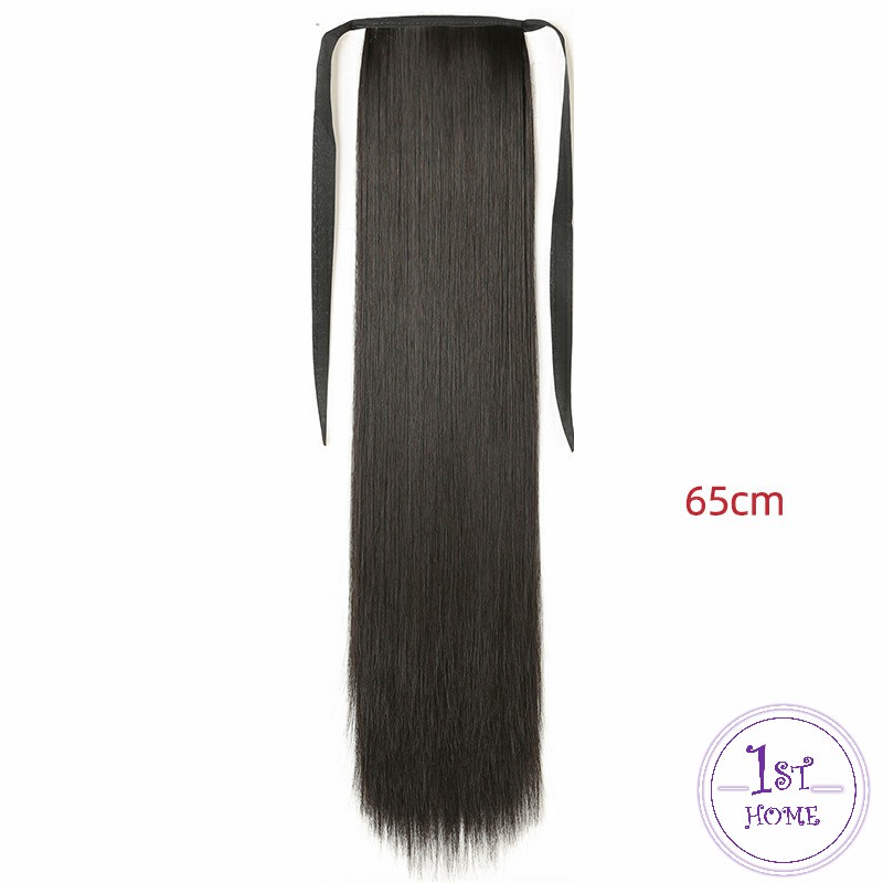วิกผมหางม้าตรง หางม้ารัดๆ ที่คาดผมปลอม หางม้าปลอม ผมตรง wig straight ponytail