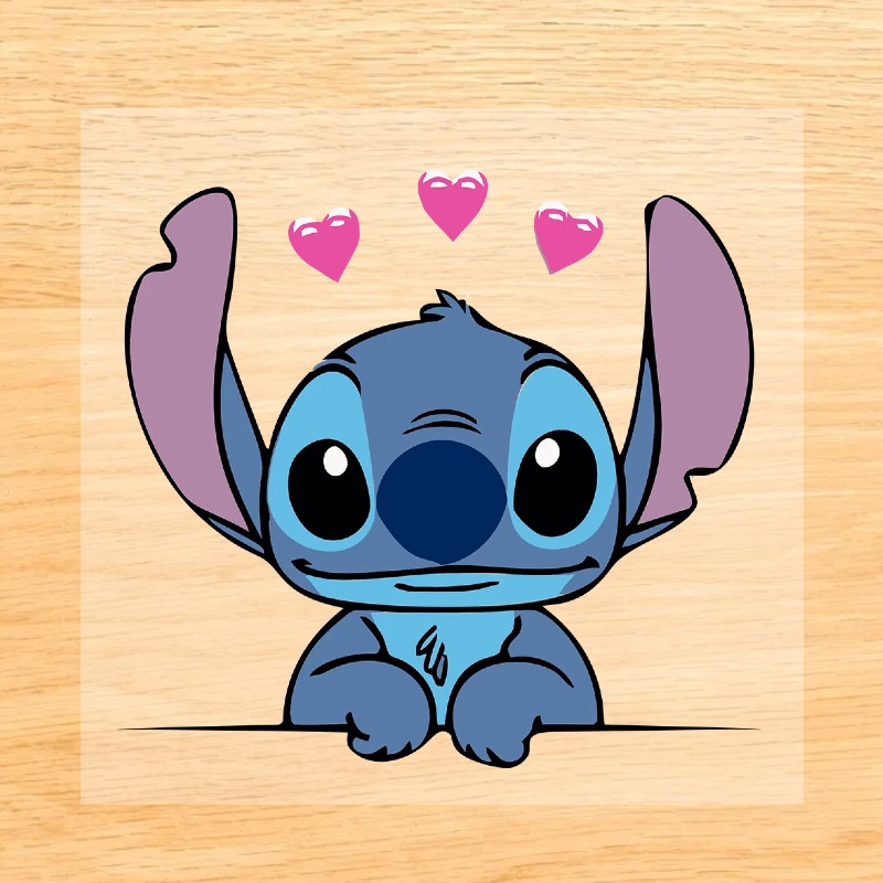 สติกเกอร์รีดร้อน ลาย Disney