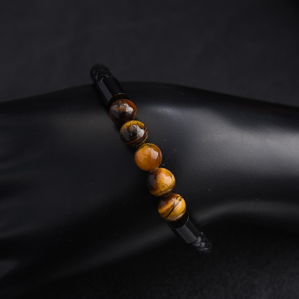 สร้อยข้อมือ ประดับลูกปัดหินภูเขาไฟ และนําโชค เครื่องประดับ สําหรับผู้หญิง และผู้ชาย