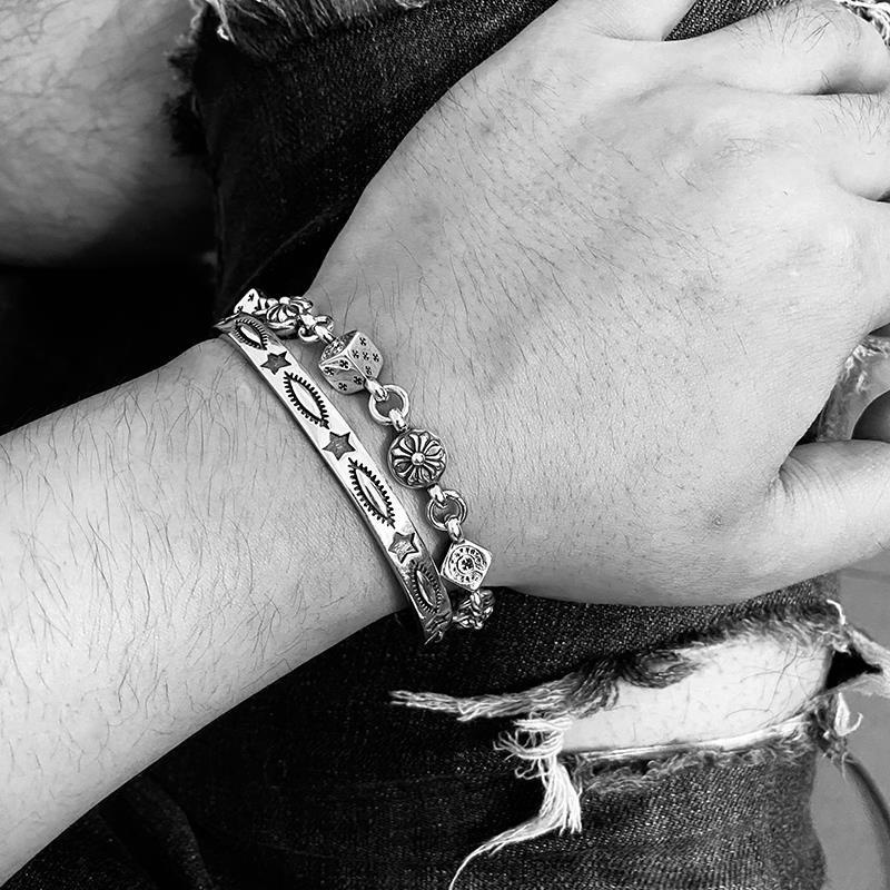 สร้อยข้อมือเงิน 925 แฟชั่นคู่รัก