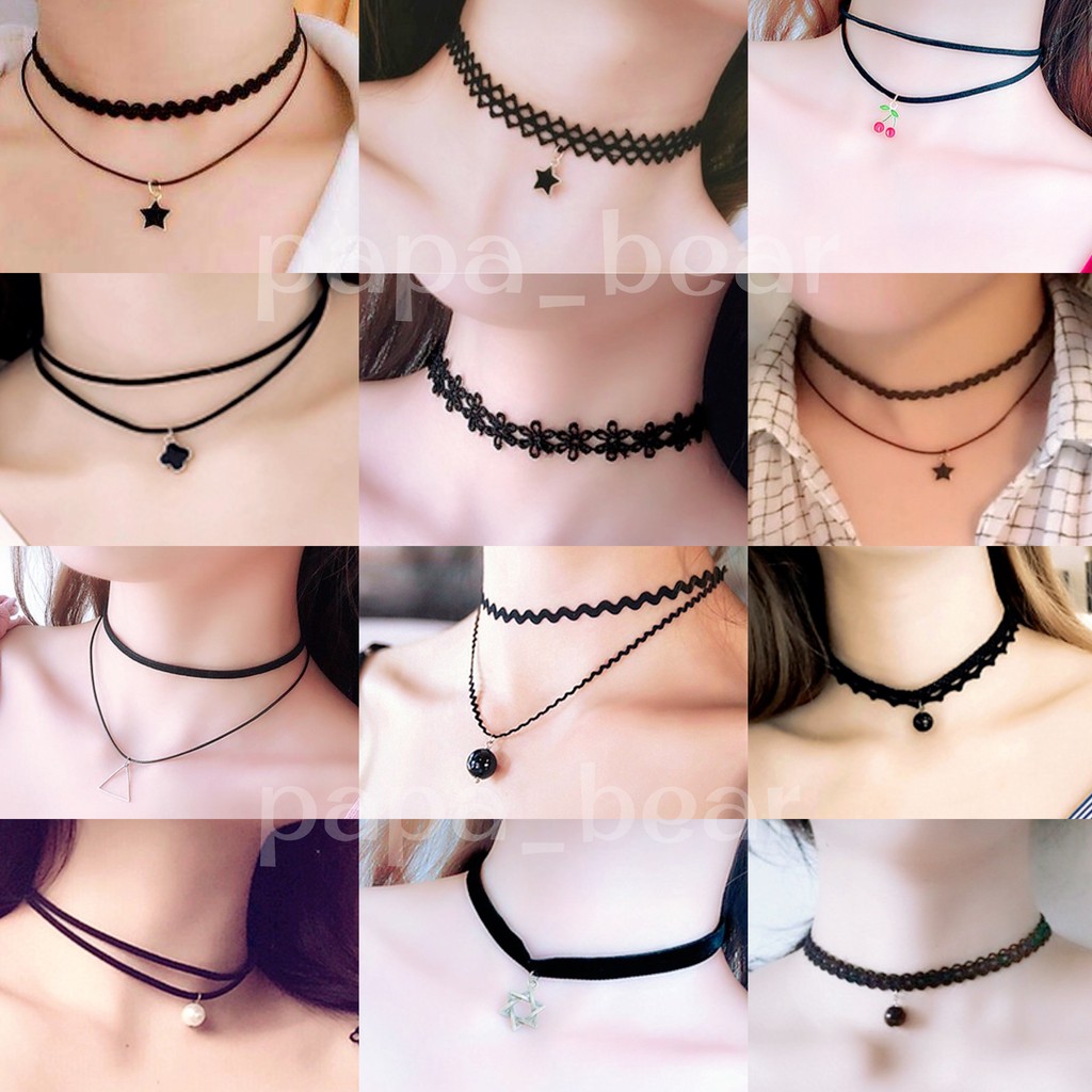 สร้อยคอโชคเกอร์ สวย งานดี ลายเยอะ