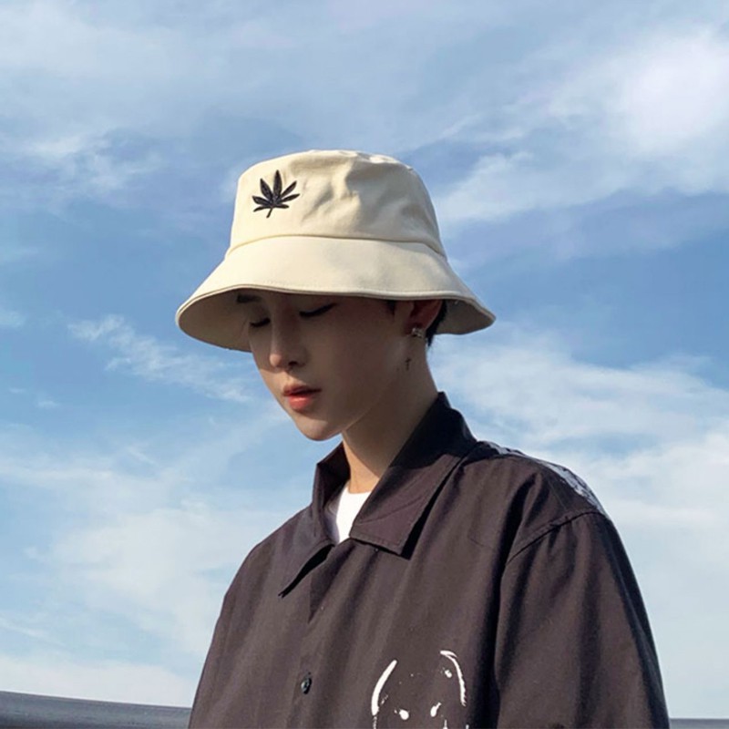 หมวกบักเก็ต bucket ผ้าcotton หมวกปีกรอบ Fashion