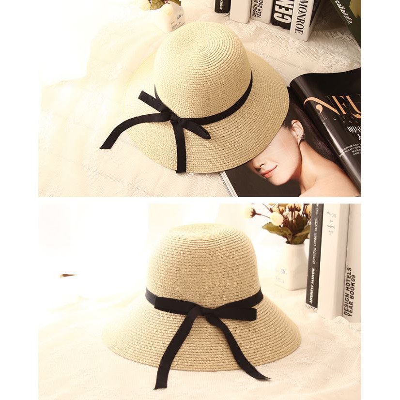 หมวกสาน Summer Beach hat !!! (B10) หมวกกันแดด