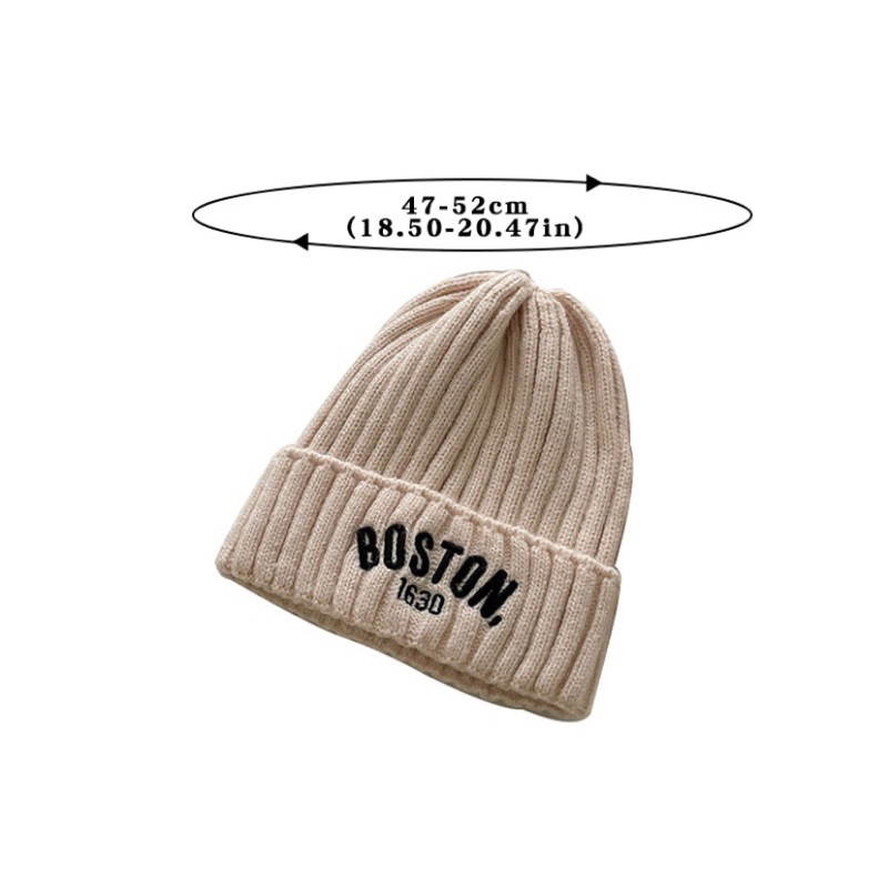 หมวกไหมพรม Boston สุดเท๋ หนาอุ่น ใส่สบาย พร้อมส่งในไทย