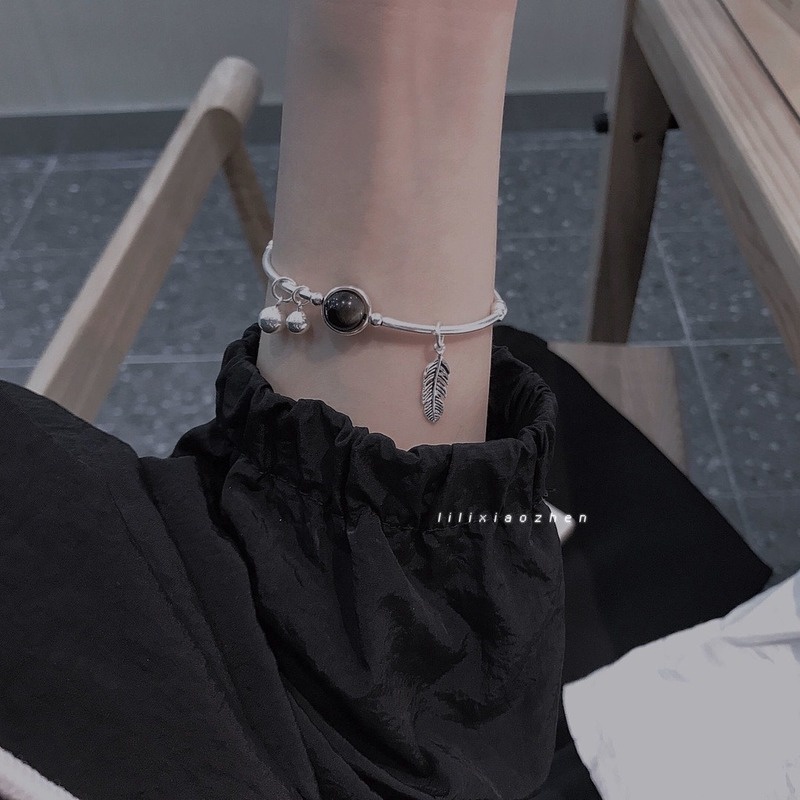 เครื่องประดับ สร้อยข้อมือ จี้หยกเทียม ผีเสื้อ ประดับเพชรเทียม แฟชั่นสําหรับผู้หญิง