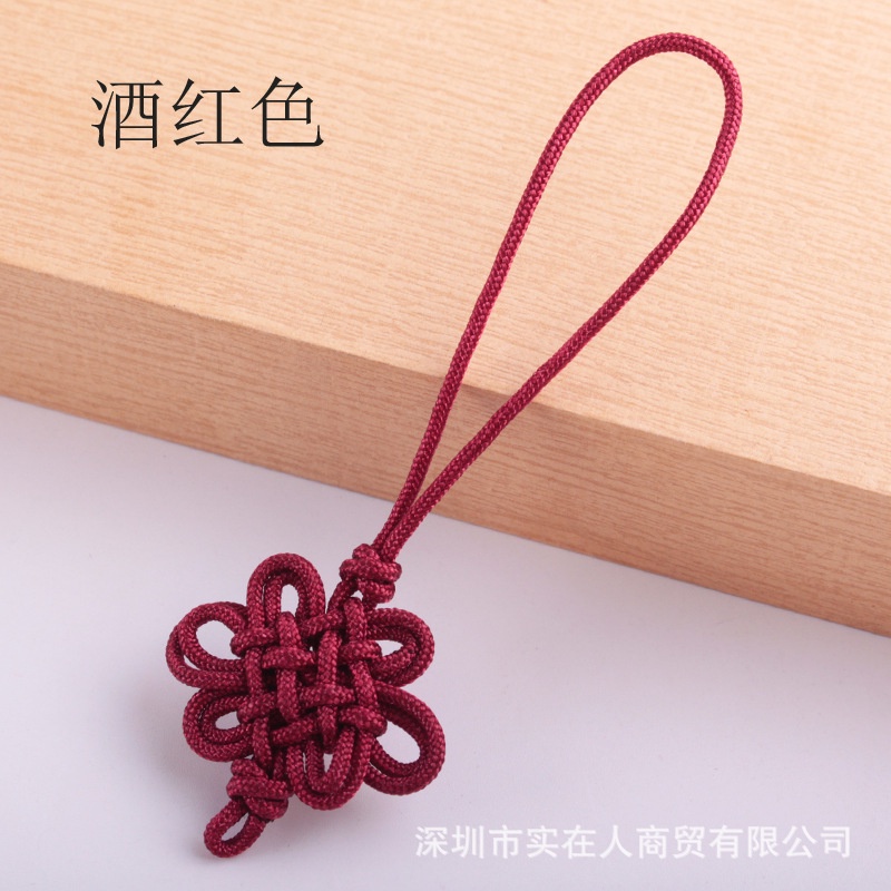เชือกหยกจีน สีแดง สําหรับแขวนตกแต่งรถยนต์ DIY 1 ชิ้น