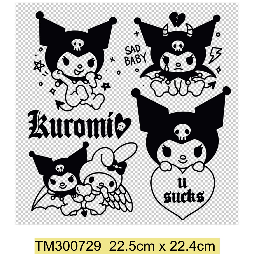 แผ่นแพทช์ พิมพ์ลาย Winnie The Pooh and Stitch มีกาวในตัว สําหรับเด็ก