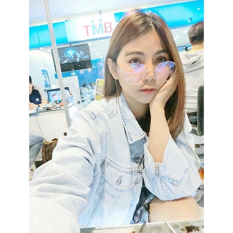แว่นสายตาสั้น -50ถึง-400 กรองแสงสีฟ้าในตัว ( BLUE Block ) (แถมซองหนังใส่แว่นและผ้าเช็ดเลนส์)