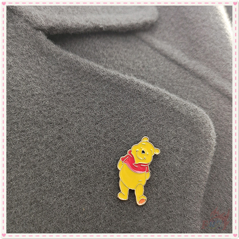 ★ Winnie The Pooh - Pooh Bear & Piglet Brooches ★ 1Pc Cartoon Creative Fashion Doodle Enamel Pins Backpack Button Badge Brooch