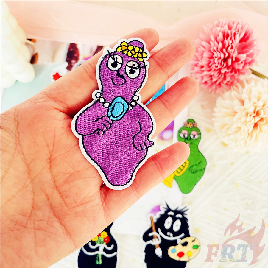 ☸ การ์ตูน: Les Barbapapa Series 02 Iron on Patch ☸ แผ่นแพทช์รีดติดเสื้อ Diy จํานวน 1 ชิ้น