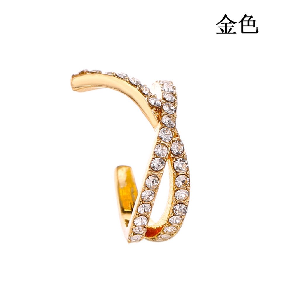 【COD Tangding】เครื่องประดับต่างหูเพชรสไตล์เกาหลีเรียบง่าย 1 ชิ้น