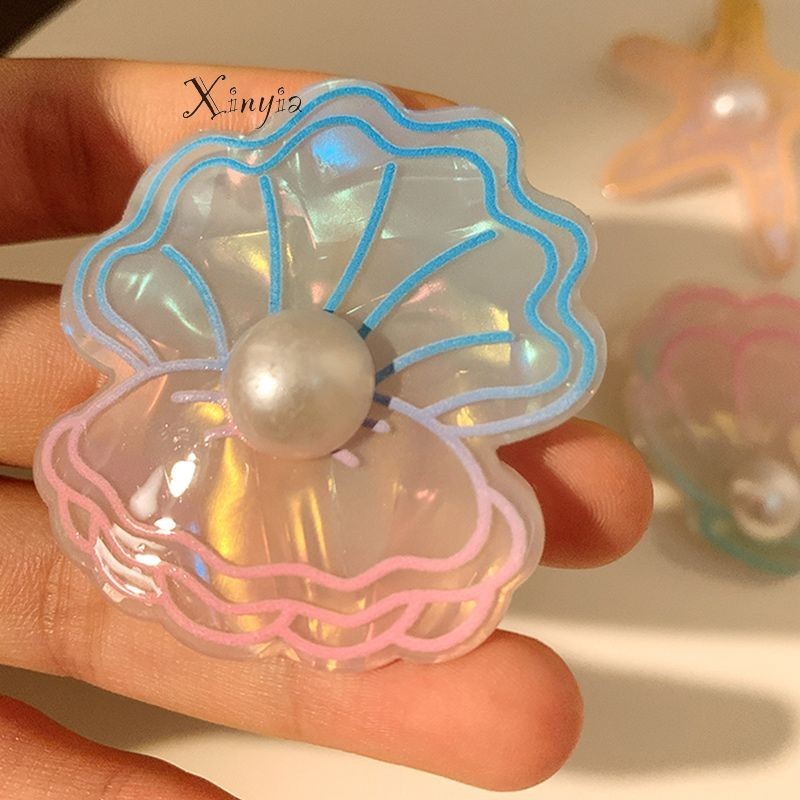 【เงินสดในการจัดส่ง】กิ๊บติดผม รูปเปลือกหอย ปลาดาว แฟนซี น่ารัก ประดับมุก สําหรับผู้หญิง