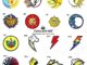 ตัวรีดติดเสื้อ วัยรุ่น ลาย ดวงจันทร์ พระอาทิตย์ ดวงดาว สายฟ้า ฤดู Sun Moon Star wop Flash Patch งานปัก DIY ตัวรีด อาร์ม