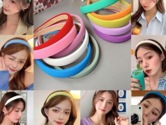สายคาดศีรษะฟองน้ําสีแคนดี้แฟชั่นฤดูร้อน 2021 สําหรับผู้หญิง