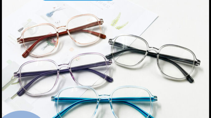 UniqueYou แว่นสายตาสั้น กรอบแว่นสีใส ทรงยอดฮิต แถมซองใส่และผ้าเช็ดแว่น ใส่ได้ทั้งผู้ชายและผู้หญิง 2906 แว่นสายตา แว่นตา