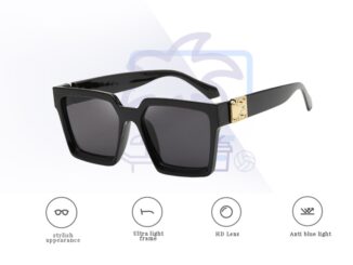 (JIUERBA) COD แว่นตากันแดดแฟชั่น ทรงสวย ระบายอากาศ ป้องกัน UV400 สําหรับผู้ชาย ผู้หญิง