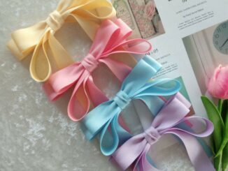 กิ๊บโบว์ติดผมสีหวาน (1ชิ้น)