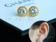 ต่างหูเพชรขายดี ตัวเรือนทอง  รุ่นW1-W4 1คู่ CN Jewelry earings ตุ้มหู ต่างหูแฟชั่น ต่างหูเกาหลี ต่างหูทอง
